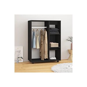 Alisa Giyinme Dolabı - Çok Amaçlı Dolap - Gardırop 80 Cm Açık Giyinme Dolabı