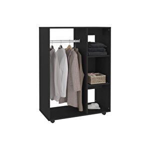 Alisa Giyinme Dolabı - Çok Amaçlı Dolap - Gardırop 80 Cm Açık Giyinme Dolabı