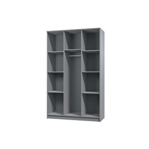 Ajda Giyinme Dolabı - Çok Amaçlı Dolap - Gardırop 120 Cm-3 Kapaklı