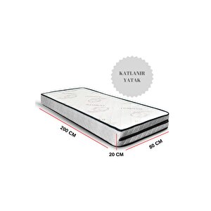 Divan Hemnes Uyumlu Katlanır Ortopedik Bamboo Sünger Yatak
