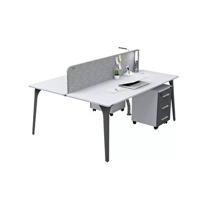 Sharp İkili Çalışma Masası - 140 Cm