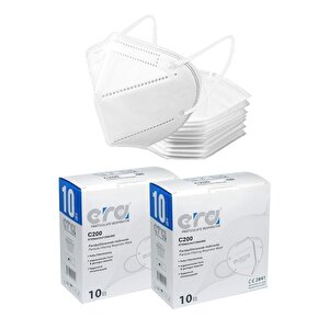C-200 N95 Ventilsiz Solunum Maskesi - 30 Adet