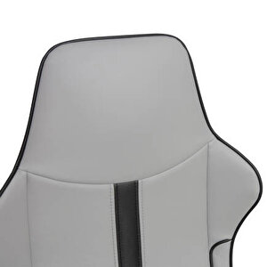 Adore Gaming Elite Oyuncu Ve Çalışma Koltuğu-gri S.deri 70x110-120x68,5 Cm