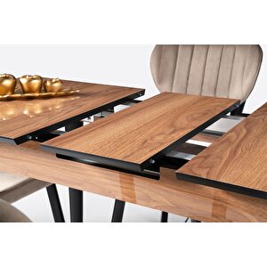 Melisa Star Mdf Açılır Mutfak Masa Takımı 60x100