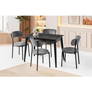 Melisa Beta Mdf Açılır Mutfak Masa Takımı 60x100