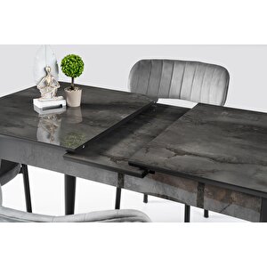 Melisa Beta Mdf Açılır Mutfak Masa Takımı 60x100
