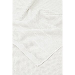 Anna Banyo Havlusu %100 Pamuk Jakarlı Krem 80x150 Cm