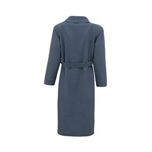 Green Black Afra Erkek Pike Bornoz Pamuk Lacivert