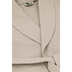 Green Black Afra Erkek Pike Bornoz Pamuk Bej