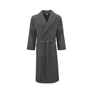 Green Black Afra Erkek Pike Bornoz Pamuk Antrasit