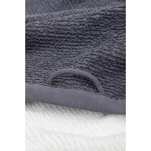 Green Black Vera 2'li Mutfak Havlusu %100 Pamuk Bukle-bukle Krem-lacivert 50x70 Cm
