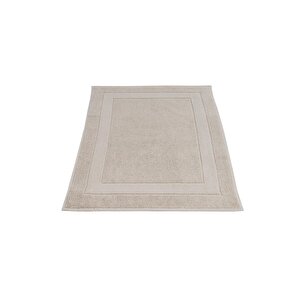 Elena Banyo Paspası Pamuk Penye Bej 50x80 Cm Bej
