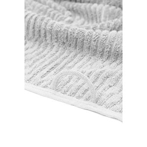 Anisa El Havlusu %100 Pamuk Penye Jakarlı Gri 30x50 Cm