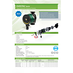 Dab Evosta2 40-70/180 Pompa 35w - 1'' - 18 Cm