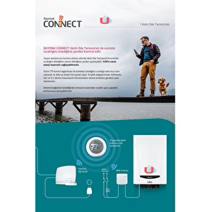 Connect Kablosuz Dijital Akıllı Oda Termostatı