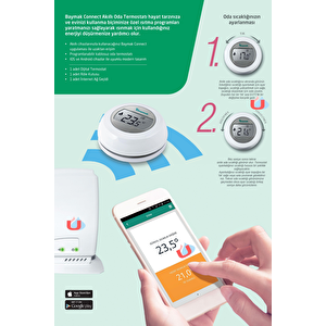 Baymak Connect Kablosuz Dijital Akıllı Oda Termostatı