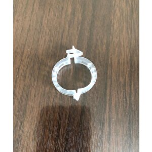 Bitki Klipsi - Domates Klipsi 50 Adet 25 Mm Gövde Sarmaşık Bitki Bağlama Kelepçesi, Beyaz