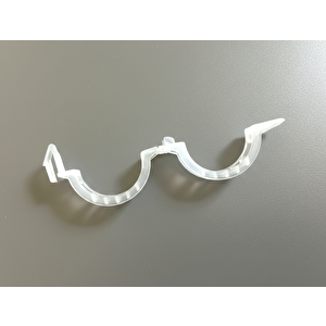 Bitki Klipsi - Domates Klipsi 250 Adet 25 Mm Gövde Sarmaşık Bitki Bağlama Kelepçesi, Beyaz 250 Adet