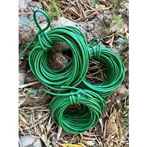 3 Adet Fidan Bağlama İpi 10 Metre - 3 Mm (toplam 30 Metre) Sera İpi Fide Bağ Dal Bitki Bağlama İpi 30 metre