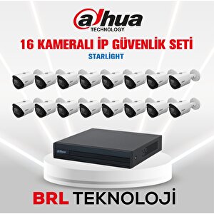 16 Kameralı 2 Mp Ip Güvenlik Kamera Seti
