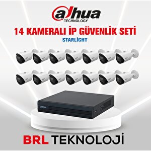 14 Kameralı 2 Mp Ip Güvenlik Kamera Seti