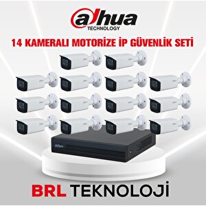 14 Kameralı 2 Mp Motorize Ip Güvenlik Kamera Seti
