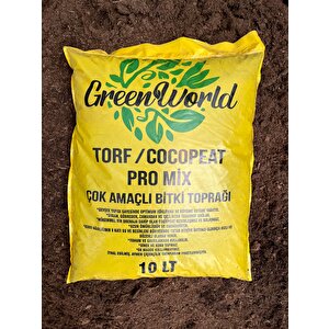10 Litre Ithal Çok Amaçlı Bitki Toprağı Torf Cocopeat Ponza Taşı - Kokopit Özel Karışım Saksı Harcı 10 litre