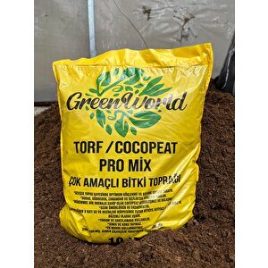 10 Litre Ithal Çok Amaçlı Bitki Toprağı Torf Cocopeat Ponza Taşı - Kokopit Özel Karışım Saksı Harcı 10 litre