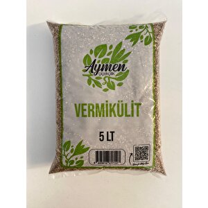 Tarımsal Vermikülit 5 Litre Fine Boy - Toprak Ve Torf Düzenleyici Doğal Maden - Tohum Çimlendirme 5 Litre