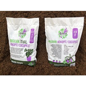 2 Adet Özel Karışımlı Ponza Katkılı 2,5 Litre Iç Dış Mekan Bitki Yetiştirme Toprağı Cocopeat