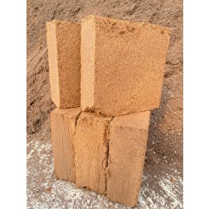 5 Adet 300 - 325 Litre Sıkıştırılmış Hindistan Cevizi Torfu - Blok Ithal Organik Cocopeat Kokopit 5 Adet