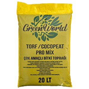 20 Litre Ithal Çok Amaçlı Bitki Toprağı Torf Cocopeat Ponza Taşı - Kokopit Özel Karışım Saksı Harcı 20 litre