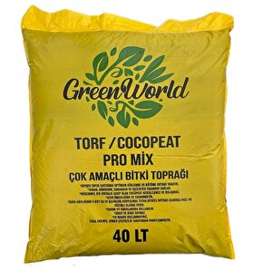 40 Litre İthal Çok Amaçlı Bitki Toprağı Torf Cocopeat Ponza Taşı Pro Mix - Kokopit Özel Karışım Saksı Harcı 40 litre