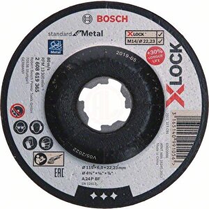 - X-lock - 115*6 Mm Standard Seri Metal Taşlama Diski