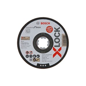 X-lock 125*1,6 Standard Inox Düz Kesme Diski - 2608619363
