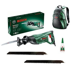 Psa 700 E Tilki Kuyruğu Testeresi + Sırt Çantalı + Yapıştırıcı + 3 Bıçaklı