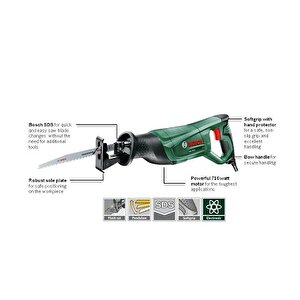 Psa 700 E Tilki Kuyruğu Testeresi + Sırt Çantalı + Yapıştırıcı + 3 Bıçaklı