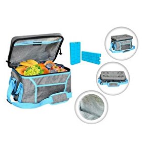28 Lt Kale Eva Soft Katlanır Termos Buzluk Kamp Piknik Oto + 2 Ad Buz Küpü
