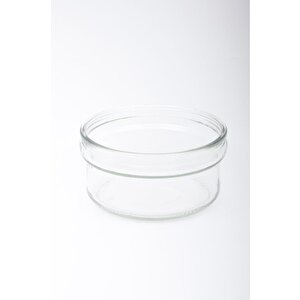 Mithra Life 4 Adet 415 Ml Silikon Kapak Cam Kahvaltı Seti Saklama Kabı Mit1086