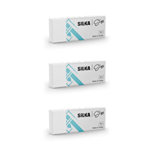 Silka Textmate Beyaz Silgi 3 Lü