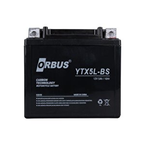 Yuasa Ytx5l-bs 12v 4ah Süper Mf Motosiklet Aküsü