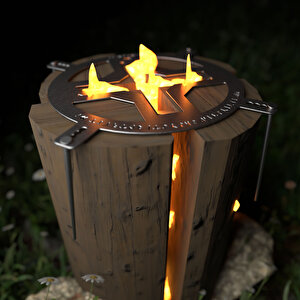 Swedefire Bushcraft İsveç Kütük Ocağı