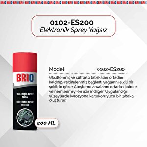 Elektronik Kart Devre Soket Kablo Oksit Temizleyici Sprey 200 Ml Yağsız 2'li Paket