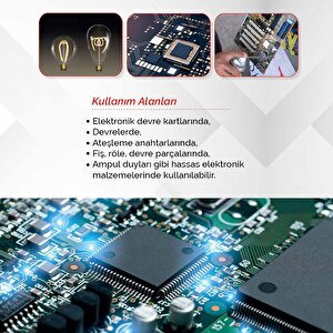 Elektronik Kart Devre Soket Kablo Oksit Temizleyici Sprey 200 Ml Yağsız 2'li Paket