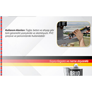 Brio Mastik Silikonize 500 Gr Altın Meşe 6'lı Paket