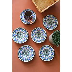 Jamuor Roys Fulya Porselen Çay Tabak Takımı 12cm 6 Parça