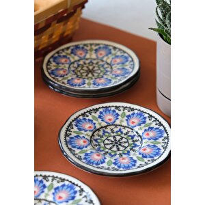 Jamuor Roys Fulya Porselen Çay Tabak Takımı 12cm 6 Parça