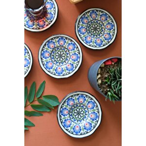 Jamuor Roys Fulya Porselen Çay Tabak Takımı 12cm 6 Parça