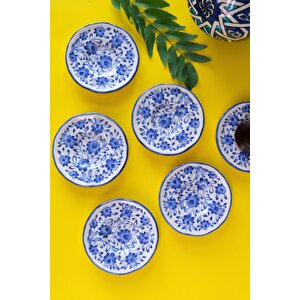 Jamuor Mess Fulya Porselen Çay Tabak Takımı 12cm 6 Parça