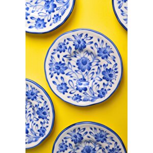 Jamuor Mess Fulya Porselen Çay Tabak Takımı 12cm 6 Parça